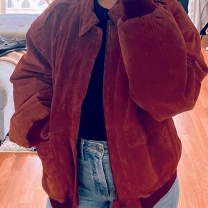Global Identity G-III Men’s Bomber Jacket Red Size Large